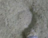 A picture of step 2 of Moong dal cheela.