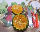 Hình bước làm 1 của món Khoai lang sốt cam