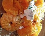 Foto del paso 1 de la receta: Ensalada de mandarina y queso azul 🍊
