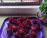Gambar langkah 1 resipi Jus Roselle.