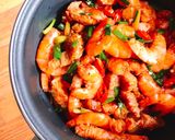 Hình bước làm 3 của món Thịt Ba Chỉ Rang Tép Mặn Ngọt