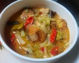 Foto langkah ke 5 dari resep Lodeh Labu Ikan Asap.