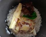 Foto langkah ke 2 dari resep Nasi Uduk Bunga Telang | Rice Cooker.