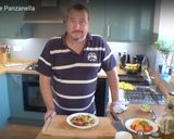 A picture of step 5 of Panzanella.