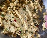 A picture of step 3 of Parippu Vada - Kerala style snack for Onam Sadya.