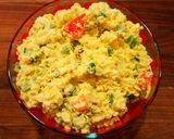 A picture of step 5 of Mike's Southwestern Egg Salad On Jalapeño Bagels.