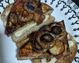 Foto do passo 3 de Sanduíche aberto de tofu com tomate e cogumelos