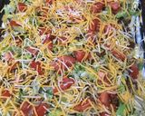 A picture of step 8 of Taco pizza.
