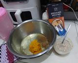 Foto langkah ke 3 dari resep Anabolic Pumpkin Sweet Cheese Raisin Buns |High Protein, Low Calorie, Sugar Free.