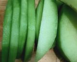 Foto langkah ke 2 dari resep Es Campur Susu Melon.