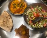 A picture of step 6 of Tomato Capsicum Sabji.