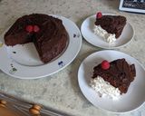 A picture of step 9 of Chocolate Sponge with Fudgey Icing.