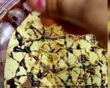 A picture of step 2 of Chocolate papad with biscuits sandwich.