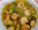 Foto del paso 9 de la receta: Curry de guisantes y gambas