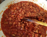 Foto del paso 5 de la receta: Tagliatelle en salsa boloñesa con soja texturizada