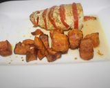 Foto del paso 8 de la receta: Solomillo Haselback con boniato en freidora de aire
