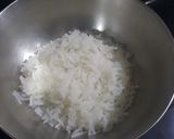 A picture of step 1 of Scary rice carrot balls.