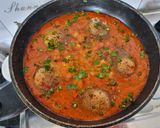 A picture of step 5 of Egg Lababdar.