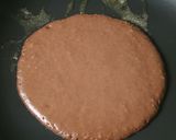 A picture of step 7 of Chocolate pancake with strawberry sauce.