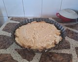 Foto del paso 8 de la receta: Torta invertida de duraznos pelones y banana🍌🍑