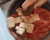 Foto langkah ke 3 dari resep Sambel Tempe Kukus.