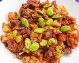 Foto langkah ke 5 dari resep Sambel goreng kentang ati+pete.