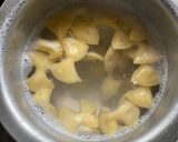 A picture of step 10 of Creamy Farfalle Pasta with Mushroom & Spinach.