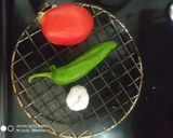 A picture of step 1 of Garlic Chutney (roasted).