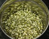 A picture of step 2 of Moong sprouts onion dosa.