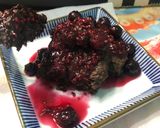 Foto del paso 4 de la receta: Bizcocho de avena y chocolate con frutos rojos