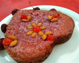स्ट्रॉबेरी एगलेस केक (Strawberry eggless cake recipe in hindi) रेसिपी चरण 9 फोटो