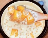 Hình bước làm 4 của món Chè xoài sữa dừa siêu đơn giản