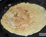 A picture of step 11 of Moong dal (lentil) and chickpea roll (chila).