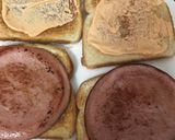 A picture of step 3 of Fried bologna.