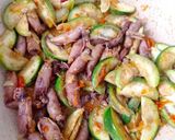 Foto langkah ke 4 dari resep Cumi Asin Terong Pedas.