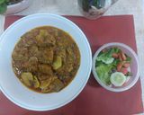 A picture of step 3 of Mutton potato onion masala.
