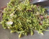 Foto langkah ke 4 dari resep Tumis bunga pepaya (tidak pait).