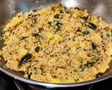 A picture of step 5 of Daliya upma (Broken wheat upma).