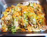 Foto del paso 2 de la receta: Salmón al horno con verduras