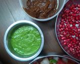 A picture of step 2 of Makhana bhel chat.