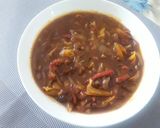 A picture of step 3 of Sig's Porkloin Steak with Pepper & Onion Sauce.
