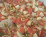 Foto del paso 6 de la receta: Atún con papas y garbanzos al wok