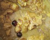 A picture of step 7 of Pepper mutton masala.