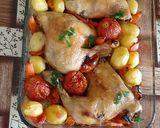 عکس مرحله 2 از دستور مرغ داخل فر🍗
