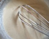 A picture of step 1 of Kheer Dudh Patishapta.
