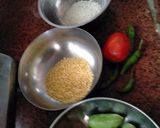 રોટલી અને ટીંડોળા બટેટાનું શાક મગની દાળ ભાત અને  લોટ વાળો સરગવાની સિંગ રેસીપી સ્ટેપ10ફોટો