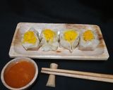 Foto langkah ke 5 dari resep Dimsum Ayam Kulit Pangsit.