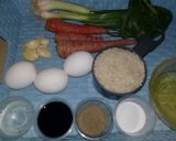 A picture of step 2 of Egg Fried Rice.