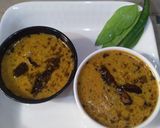 A picture of step 5 of Ghiya peel chutney.