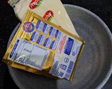 Foto langkah ke 1 dari resep Bolu Kukus Ketan Hitam Keju Lumer.